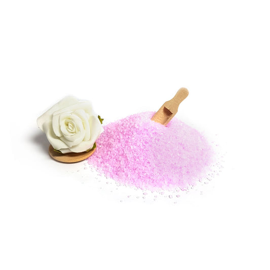 Rose Geranium Essential Oil Handmade Bath Salts - Bath Indulgence