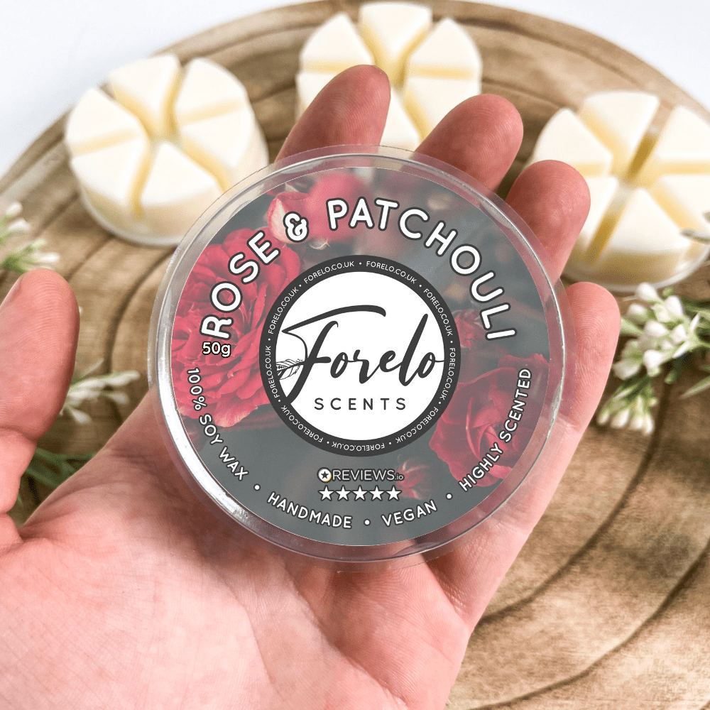 Rose & Patchouli Soy Wax Melt - Bath Indulgence