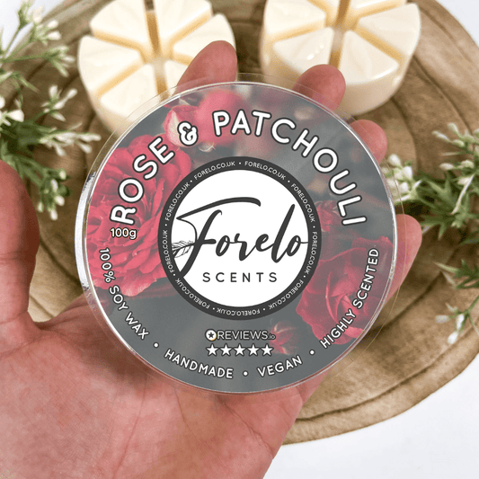 Rose & Patchouli Soy Wax Melt - Bath Indulgence