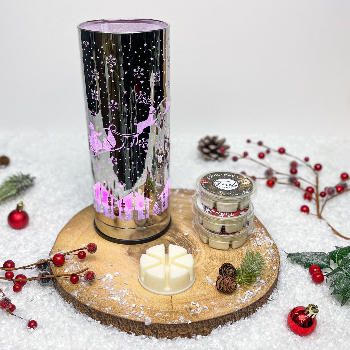 Santa Sleigh LED Burner Bundle - Bath Indulgence