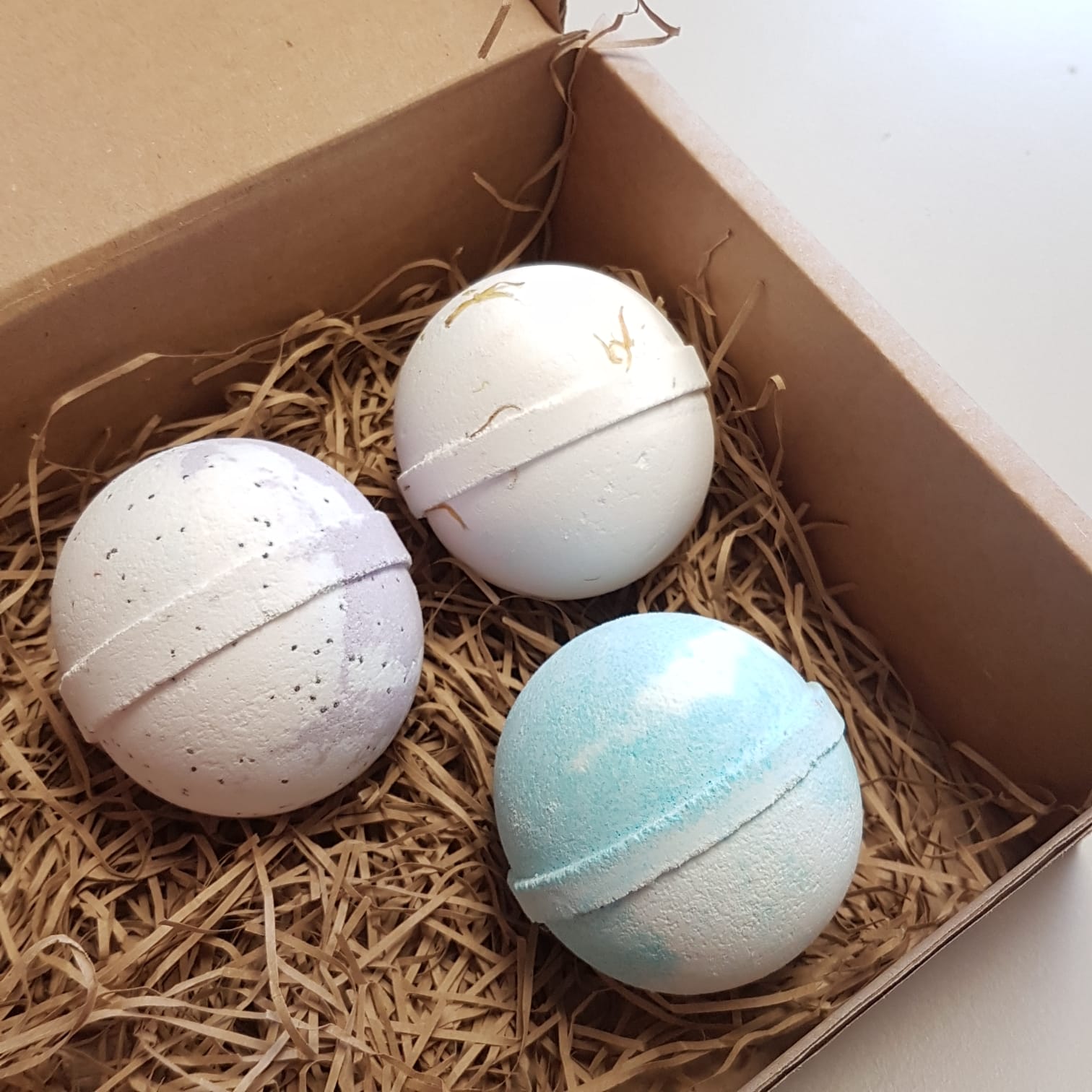 Small Three Handmade Bath Bombs Subscription Box - Bath Indulgence