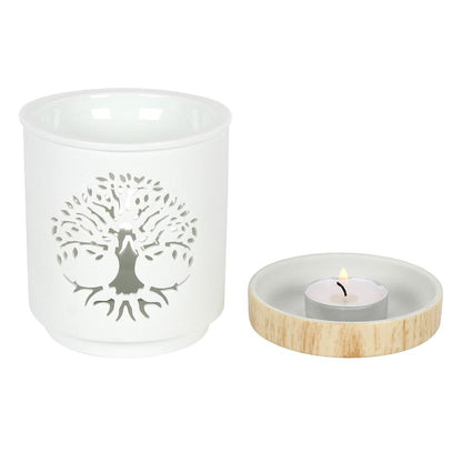 Tree of Life Burner & Wax Melt Bundle - Bath Indulgence