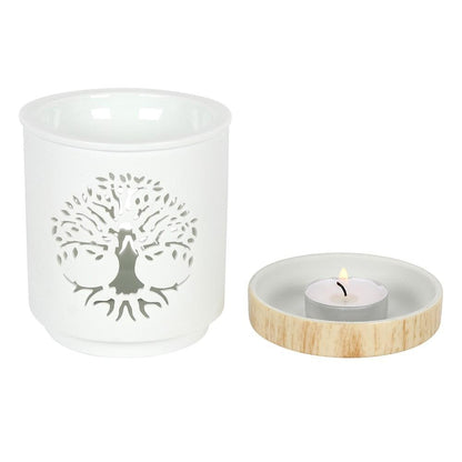Tree of Life Burner & Wax Melt Gift Set - Bath Indulgence