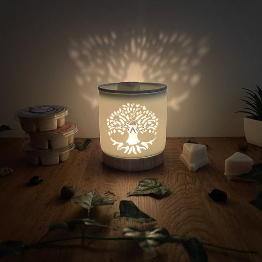 Tree of Life Burner & Wax Melt Gift Set - Bath Indulgence