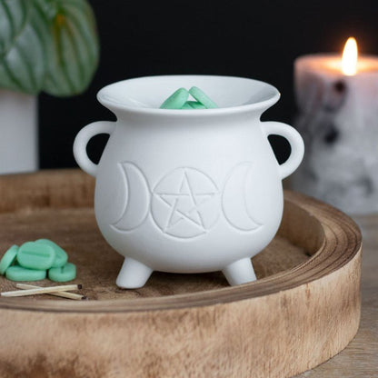 White Cauldron Burner - Bath Indulgence