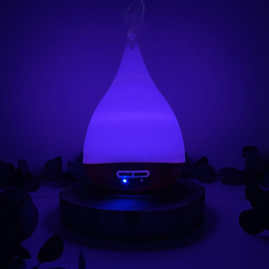 Wood Effect Teardrop Oil Diffuser - Bath Indulgence